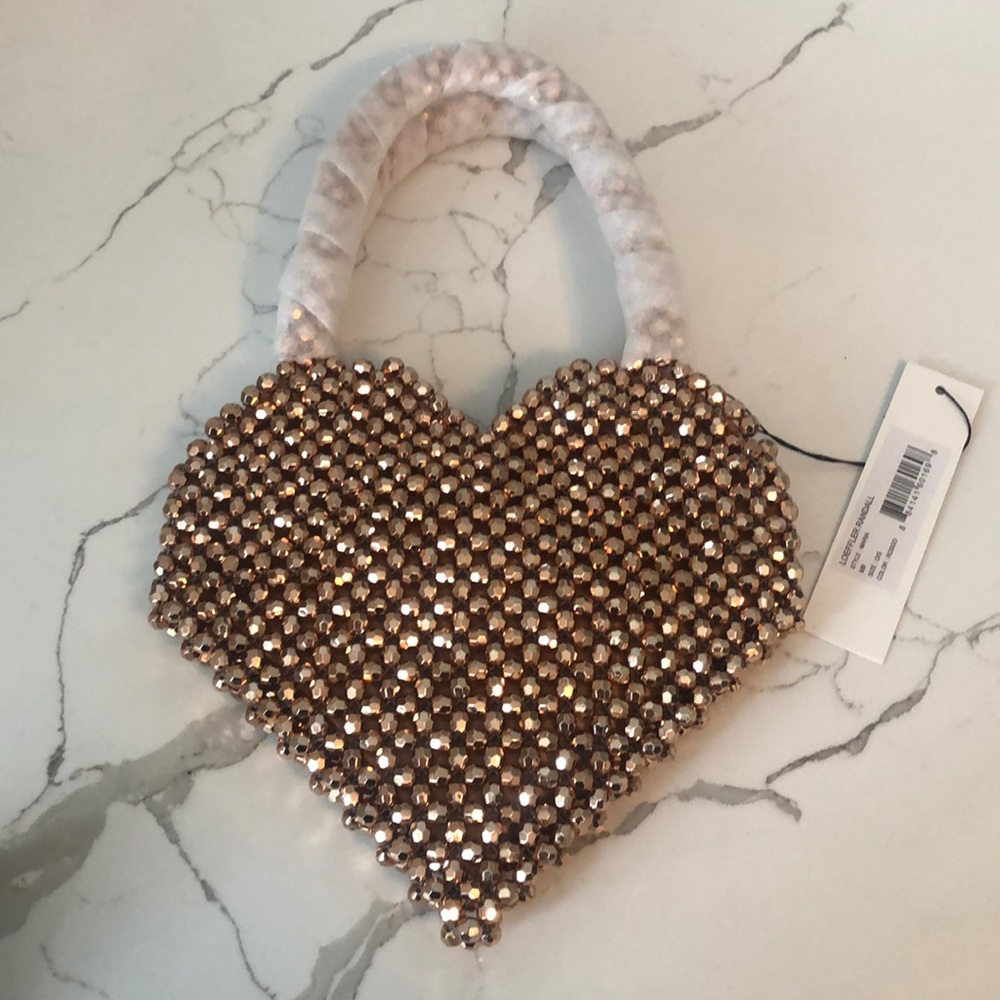NWT loeffler Randall heart purse